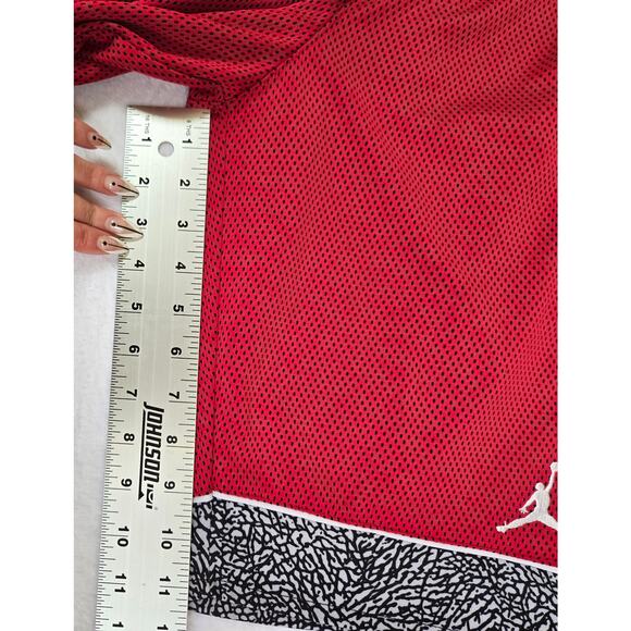 Jordan Youth XL Basketball Shorts Red Elephant Print 2.0 Jumpman Athletic - Picture 6 of 9
